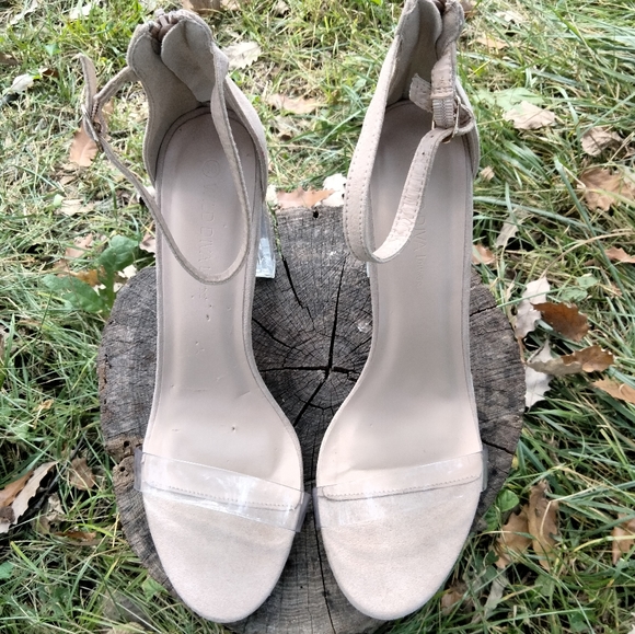 🐮Sale!🐮Wild Diva Lounge Ankle Strap Heels in size 10 - Picture 2 of 5